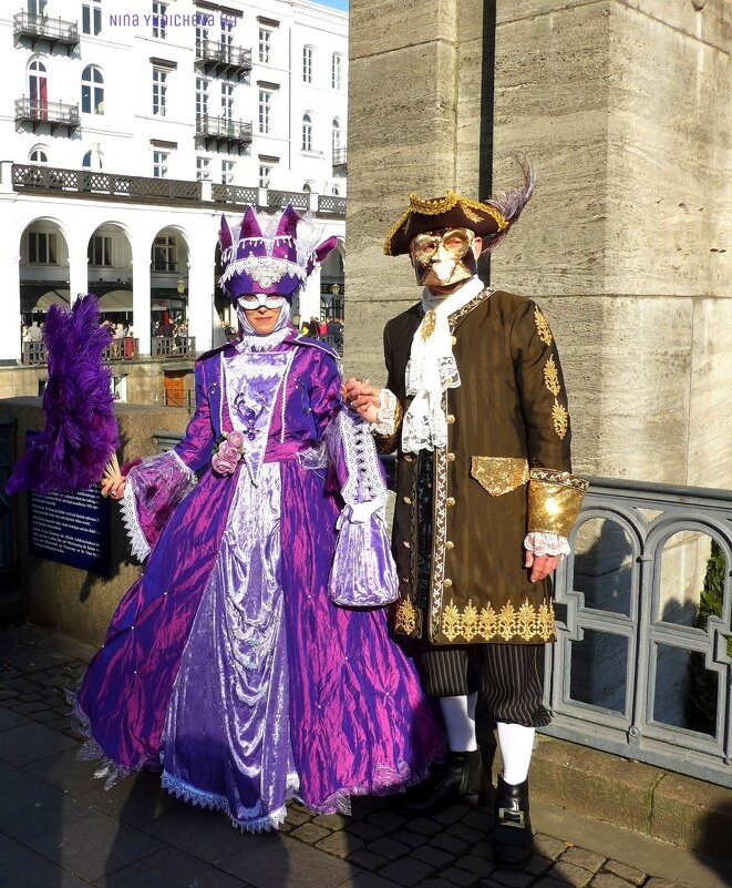 Пусть маски будут только карнавальными! Venezianischer Karneval in Hamburg - Nina Yudicheva