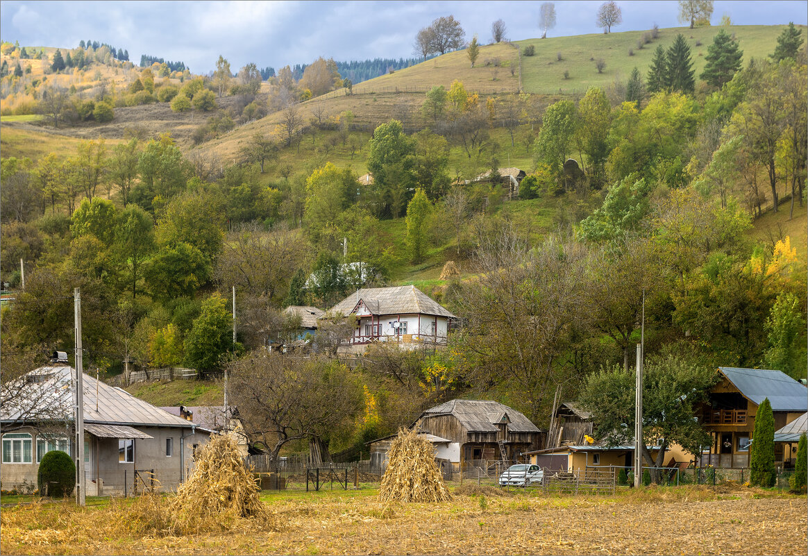 Село Румынов в Закарпатье