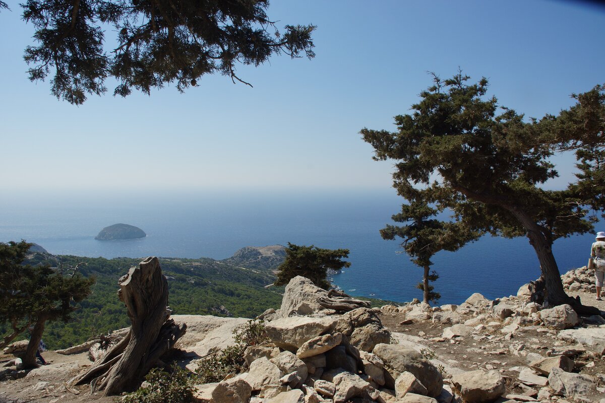 Эгейское море со скалы Акрамити - Наталья Т