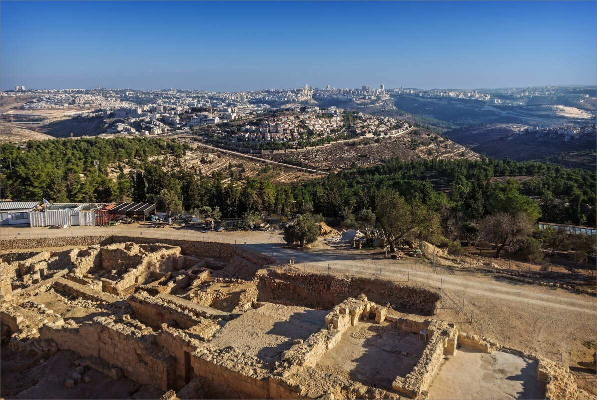 Вид на Иерусалим с крыши мечети над гробницей пророка Самуила - Shapiro Svetlana 