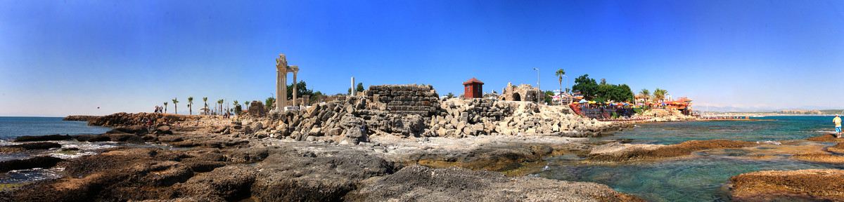 Развалины храма Аполлона (вид с моря) - Карен Мкртчян