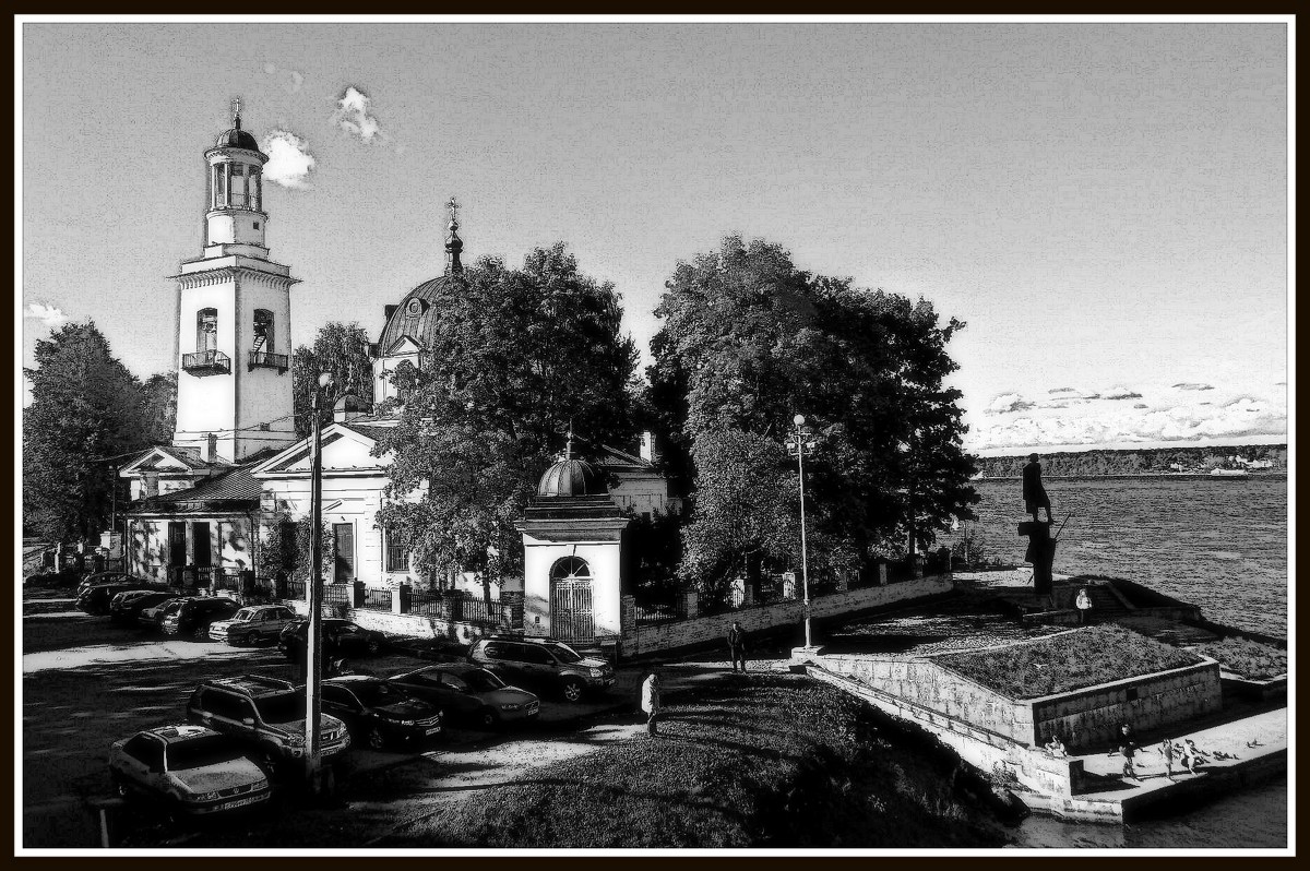Церковь Александра Невского,зарисовка.... - Ольга Минина