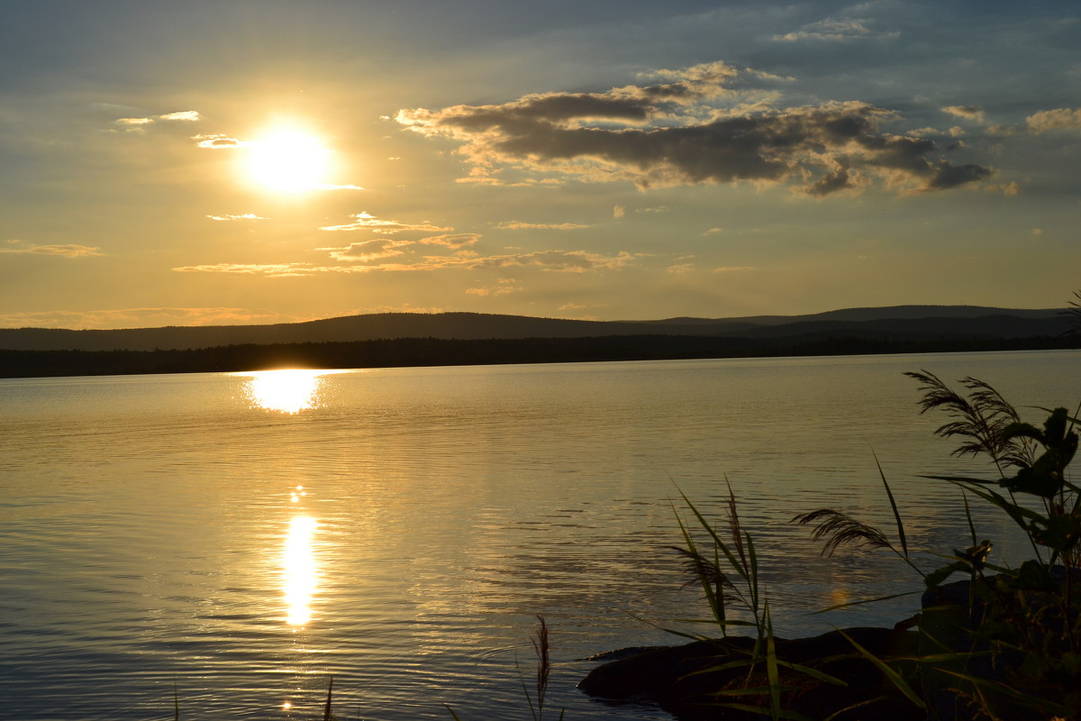 закат на озере Таватуй - Ксения Десятова
