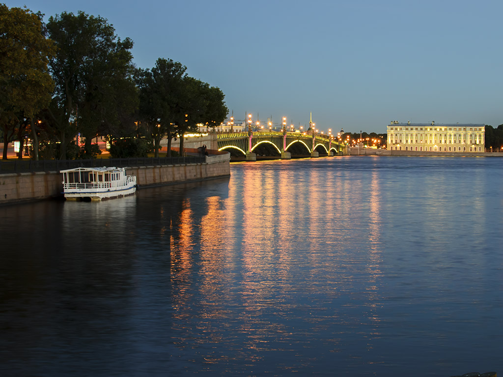 Вечерний вид у Троицкого моста - Valerii Ivanov