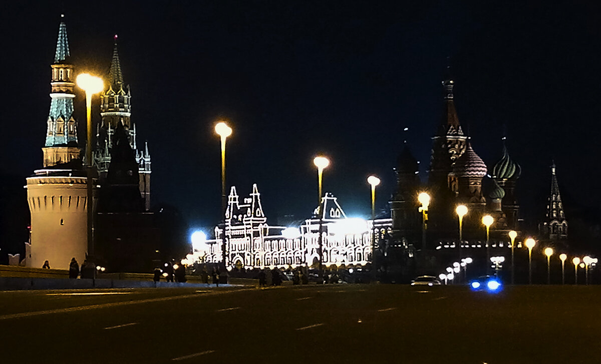 Вид с Большого каменного моста на праздничную КП - Андрей Мелехов 