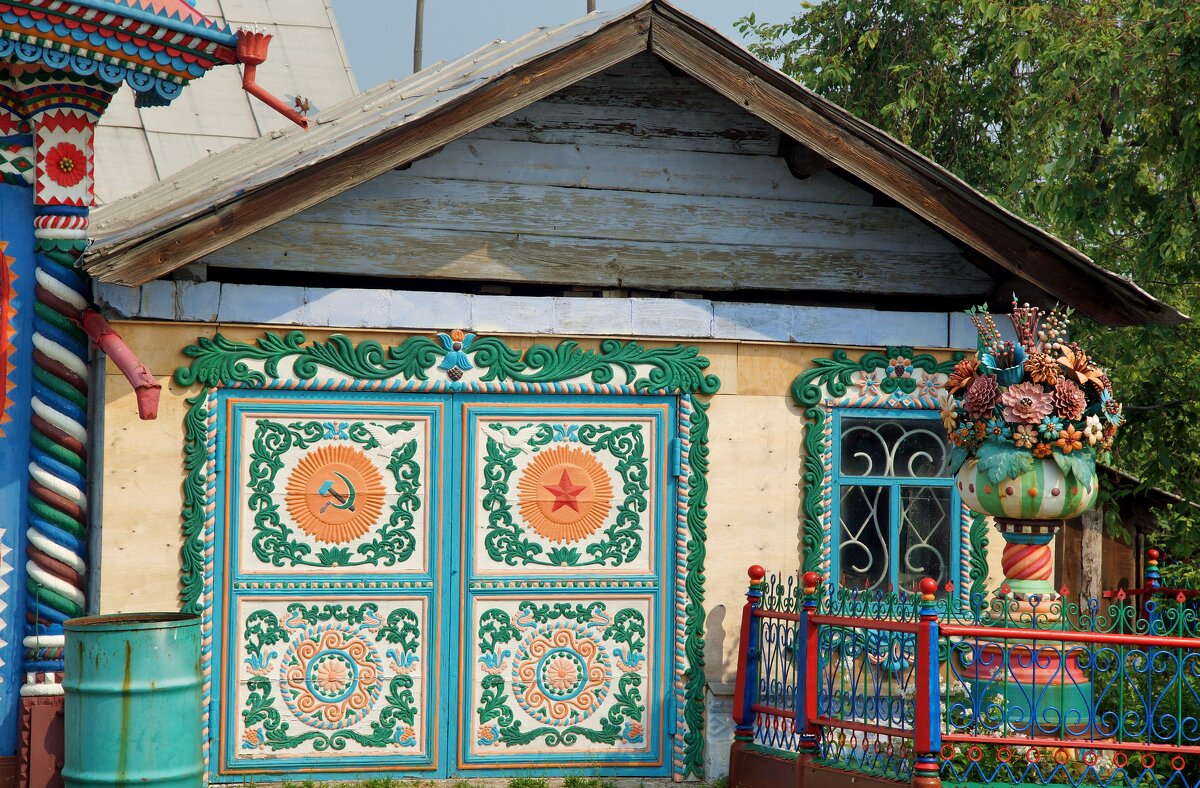 Дом в деревне Кунара. Гараж - Наталья Т