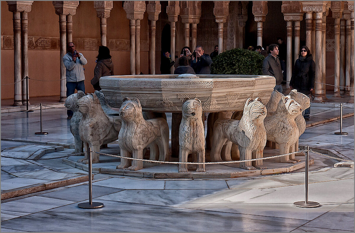 Фонтан со львами. Альгамбра, Андалусия - Lmark 