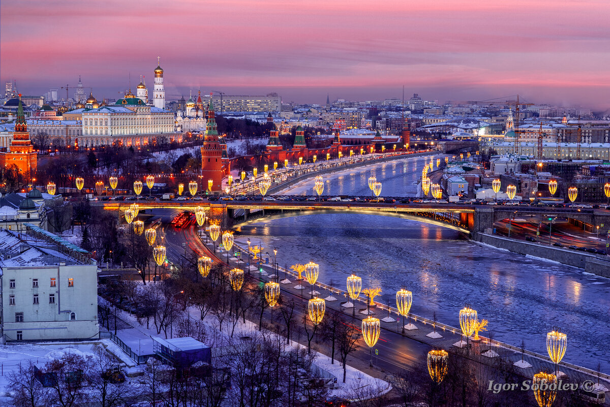 Московский кремль на закате - Игорь Соболев