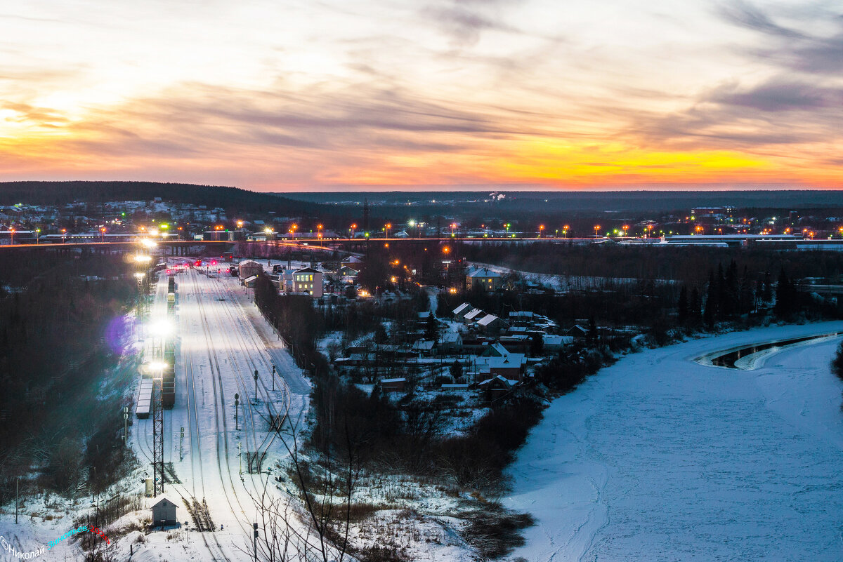 Сосногорск Республика Коми зима