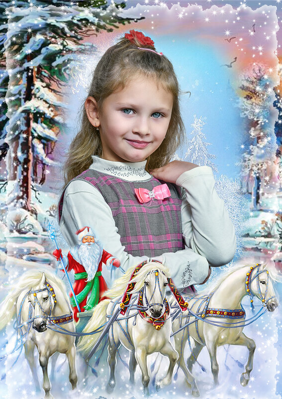 Дед мороз и тройка лошадей - Александр Бирюков