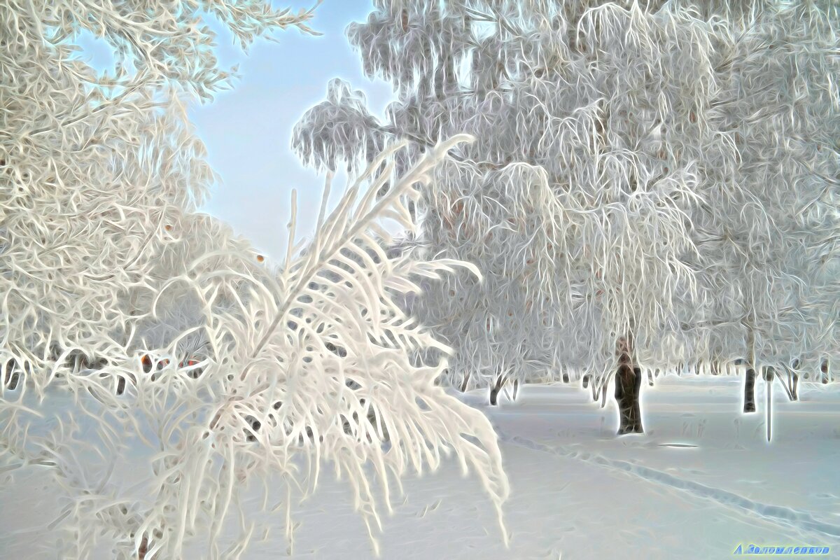 И стоят деревья в белом серебре... - Андрей Заломленков