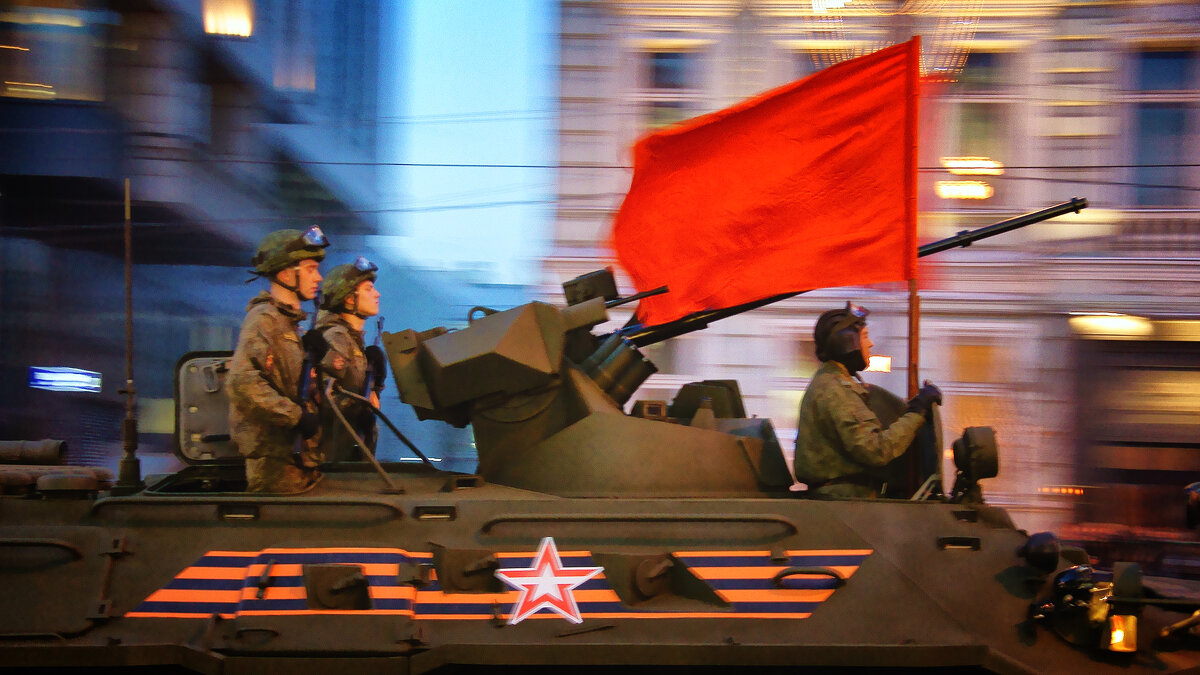 Репетиция парада Победы в Москве - Михаил Танин 