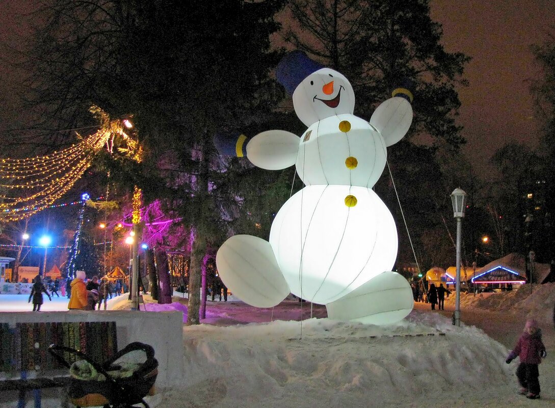 Веселый снеговик - Марина Таврова 