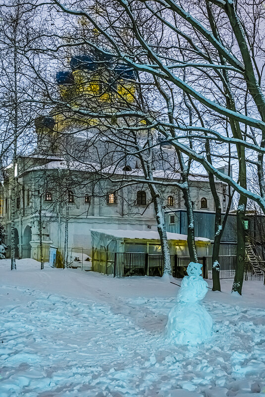 Рождественская ночь в Коломенском, Москва. - Игорь Герман