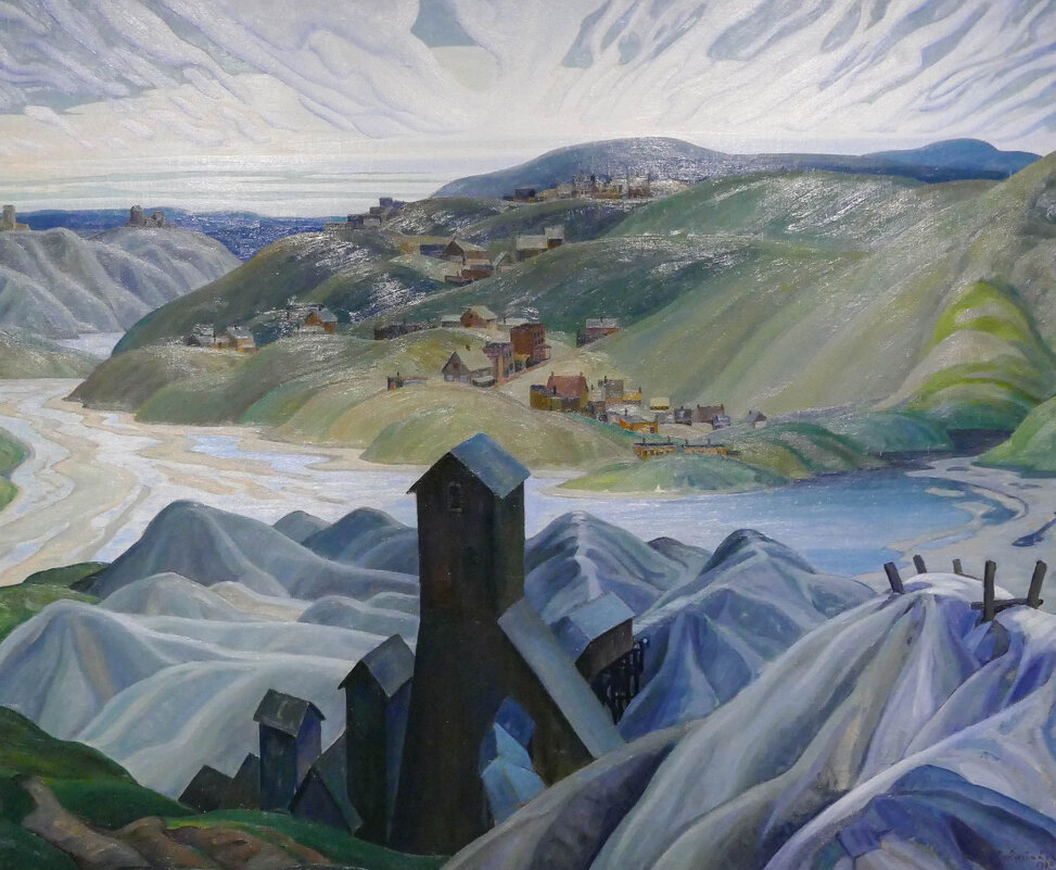 Картина "A Northern Silver Mine" канадского художника F.Carmichael (1890-1945) - Юрий Поляков