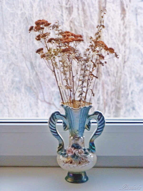 Зимний лесной букетик на окне - Raduzka (Надежда Веркина)