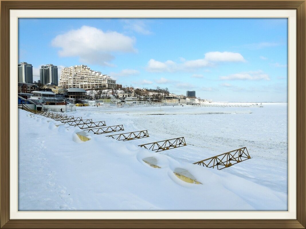 Одесса. Море замерзло. 31.01.2014 - Юрий Тихонов