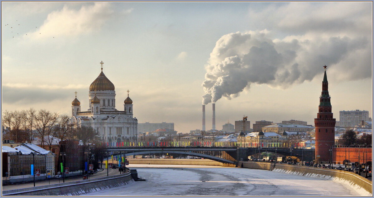 Морозный день на Москве-реке - Татьяна repbyf49 Кузина