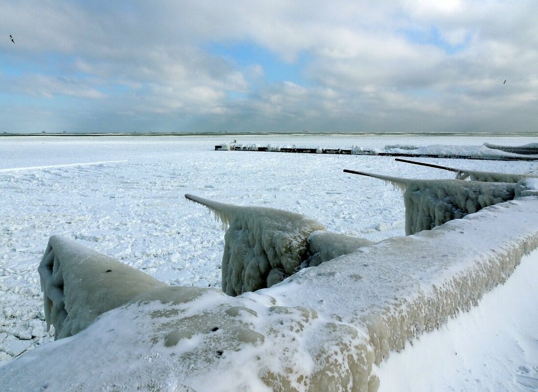 Одесса. Море замерзло. 31.01.2014 - Юрий Тихонов