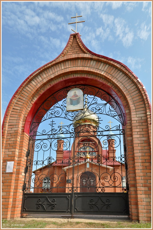 Церковь в селе Бариновка. - Владимир Клещёв