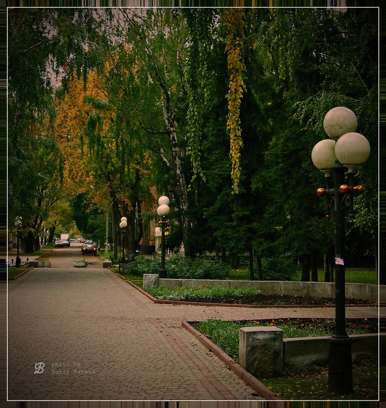 осенние цвета городских парков - Юрий Береза