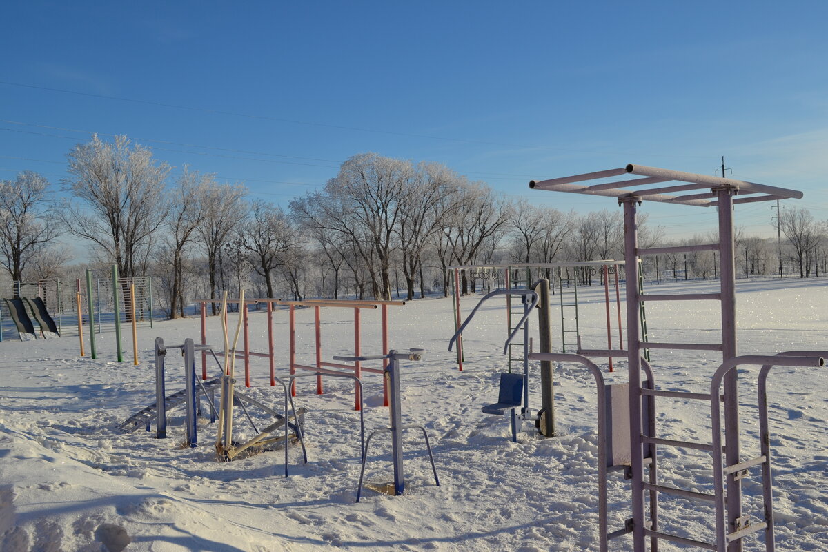 Зима,спортивный городок... - Георгиевич 