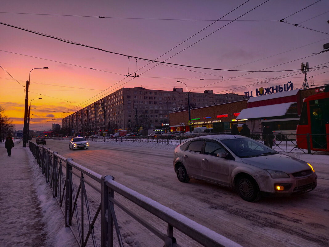 Закат в городе - Сапсан 