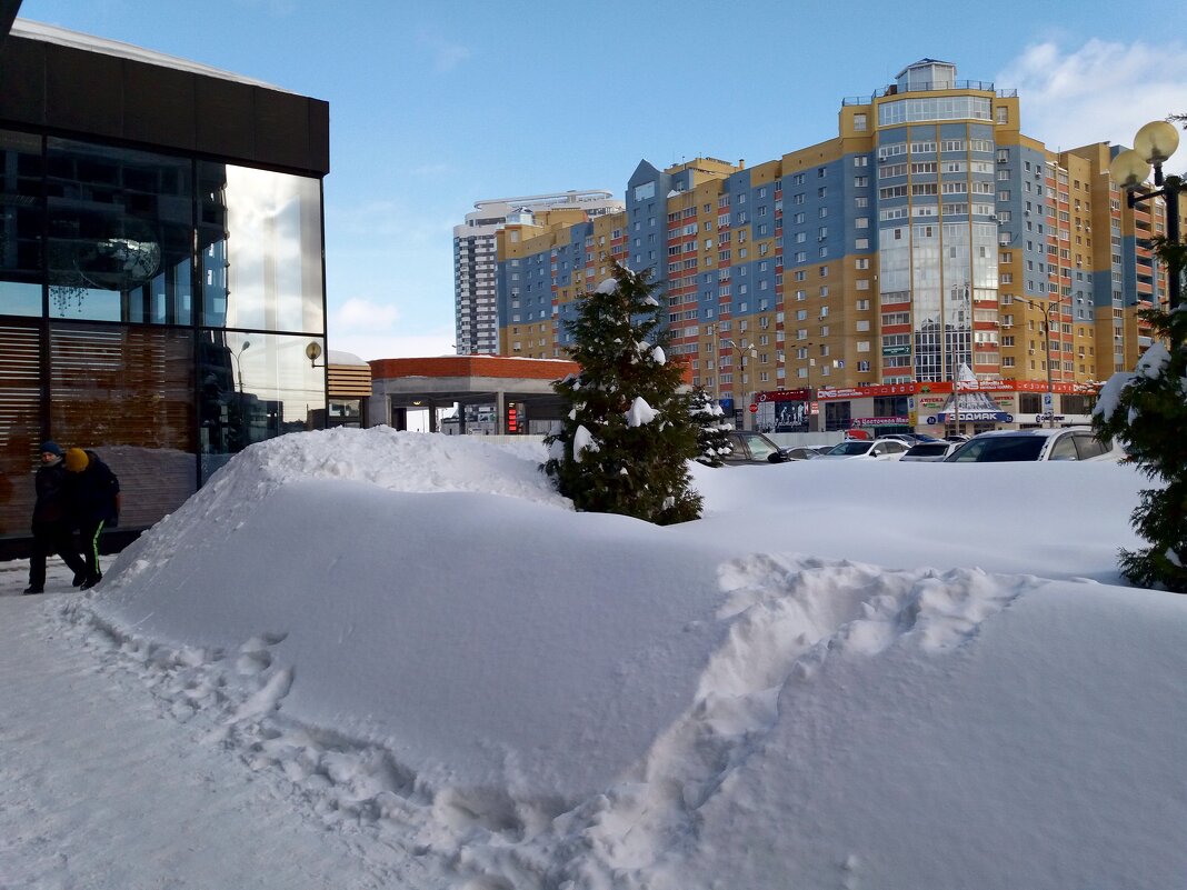 Город в снегу - Galina Solovova