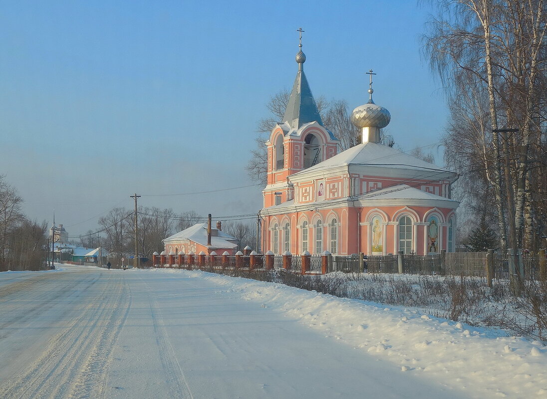 Зимняя дорога. Вечереет. - Andrey Bragin 