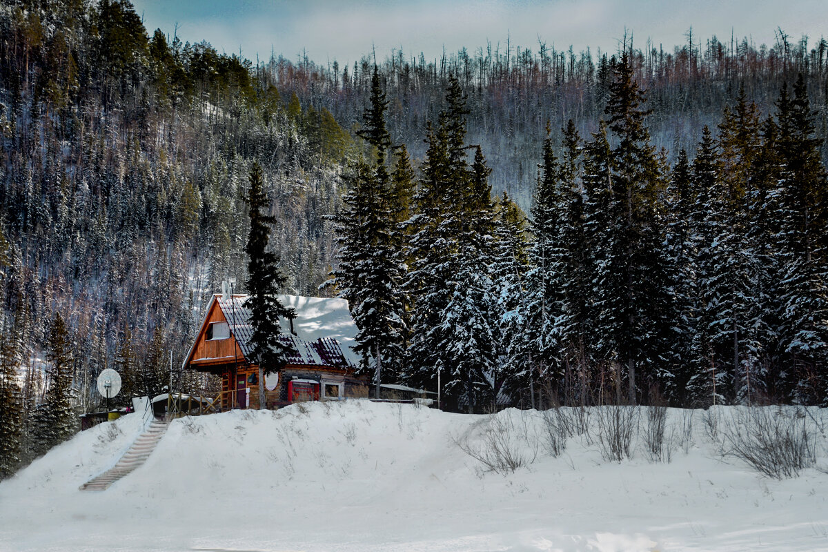 В зимнюю красу, Дом стоит в лесу - alex graf