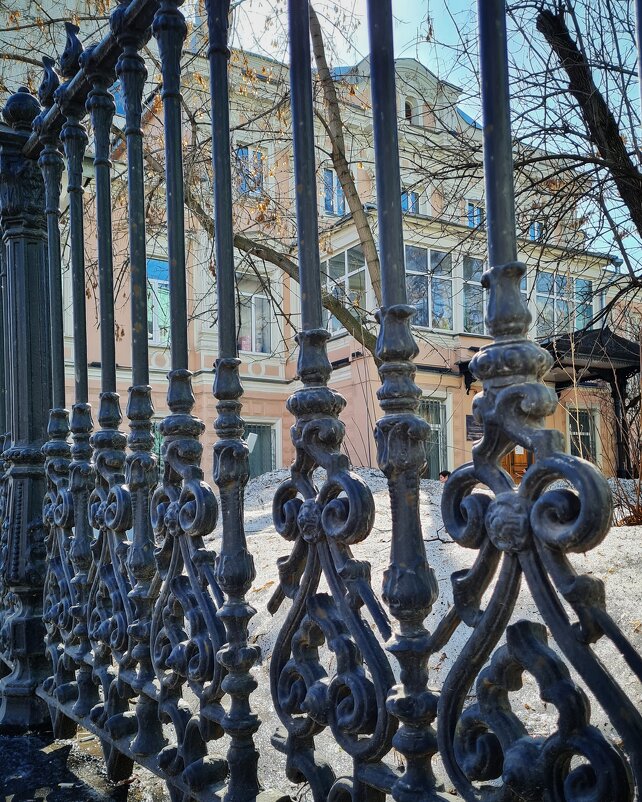 Москва. Улица Большая Полянка. Городской особняк XIX века. - Надежда Лаптева