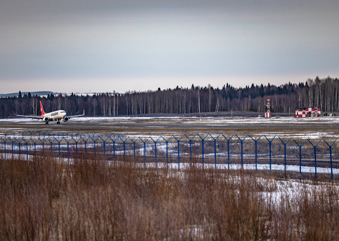 Посадка первого самолета Boeing 737-800 компании «Ижавиа» - Александр Николаев