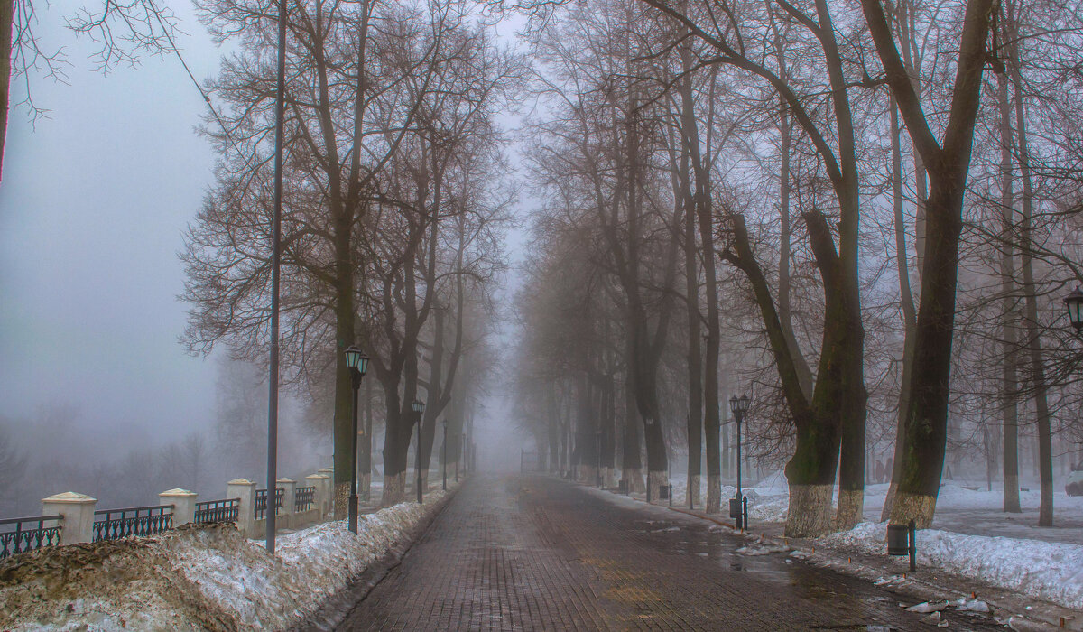 Аллея в парке - Сергей Цветков