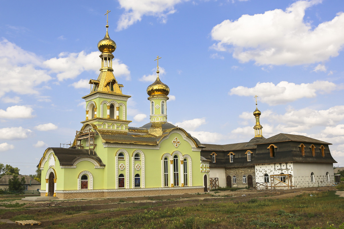 Стрительство храма с. Шульгинка - Владимир Коломацкий