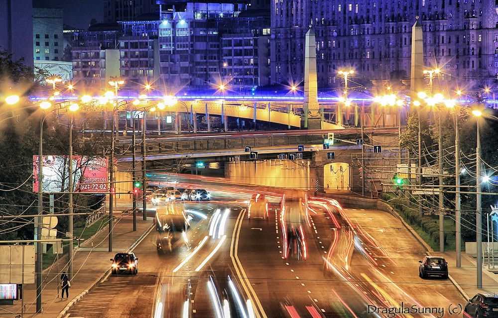 Moscow Night Speed Lights - Igor Nekrasov