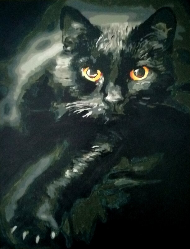 Портрет любимого кота - Тамара Бедай 