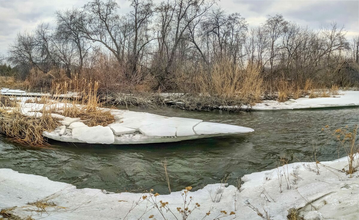 Весна на реке Миасс. (панорама) - Алексей Трухин