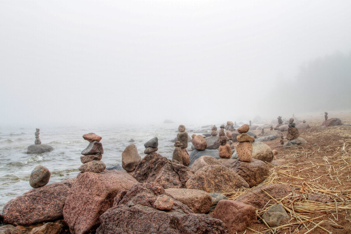 Гранитные камни...туман - Cергей Кочнев