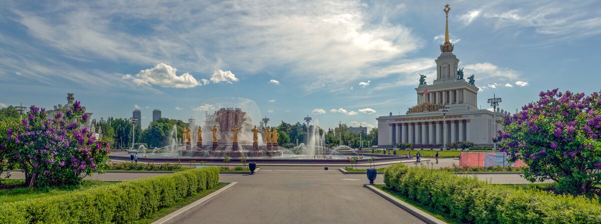 Панорама фонтана "Дружба народов" - Валерий Иванович