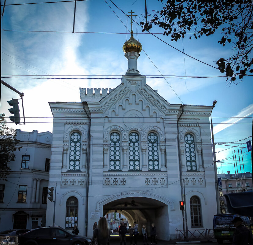 Власьевская башня и Знаменская церковь. - Nonna 