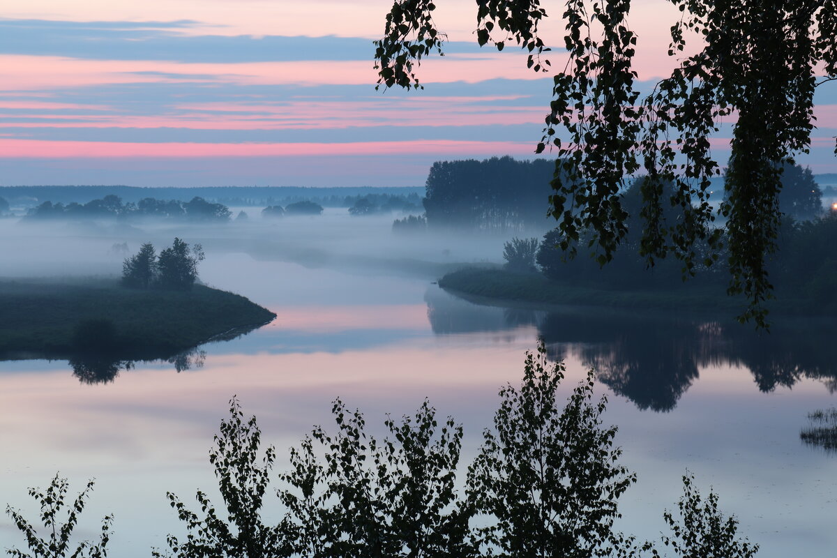 Ночной туман над рекой Тезой. - Сергей Пиголкин