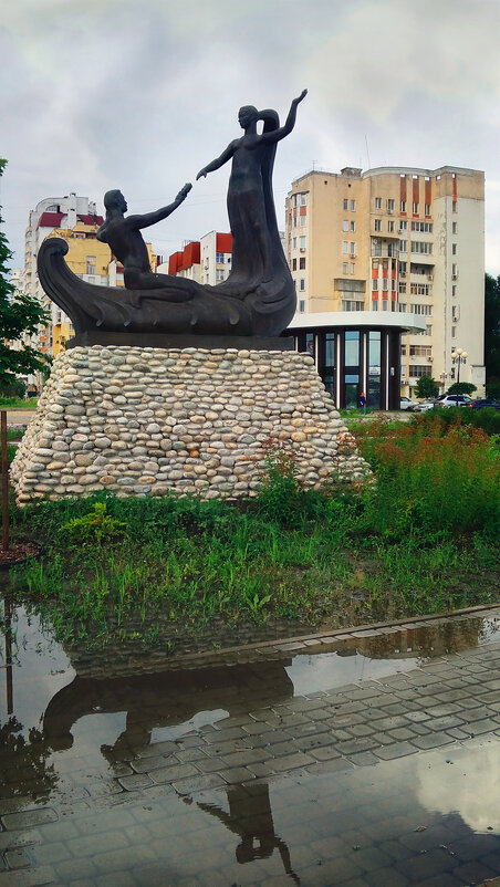 Скульптура -Встреча Везелицы и Северского Донца - Игорь Сарапулов
