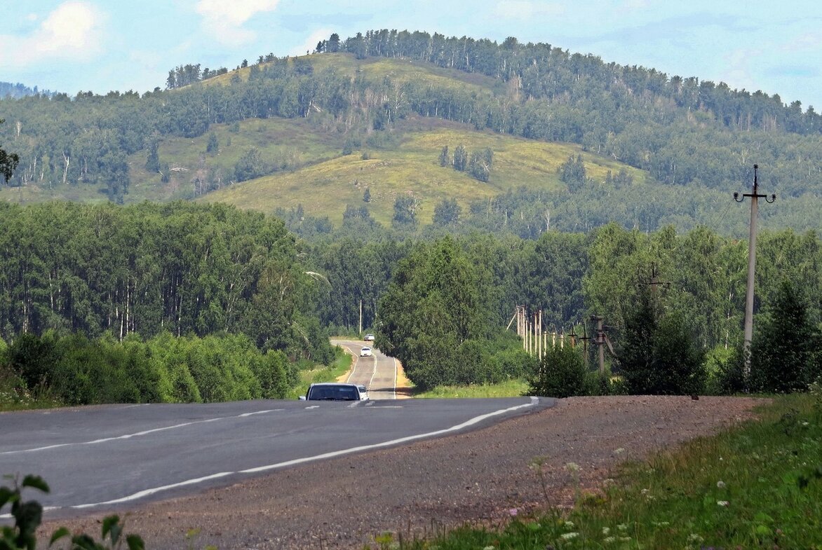 Дорога в горах Урала - Вера Щукина