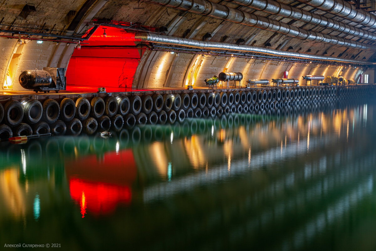 Главный подземный тоннель для подводных лодок "Объекта 825" - olaf_rogers Нефотографов