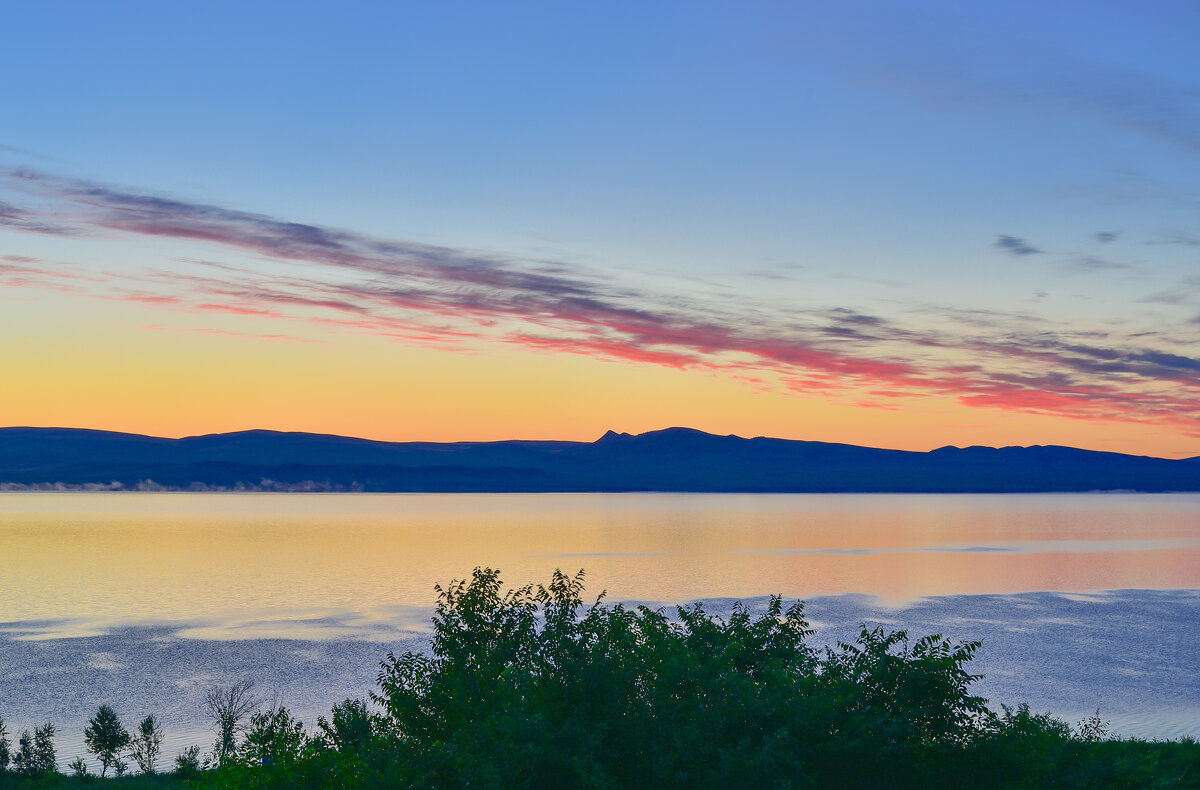 Субботний рассвет над озером Шира - юрий Амосов