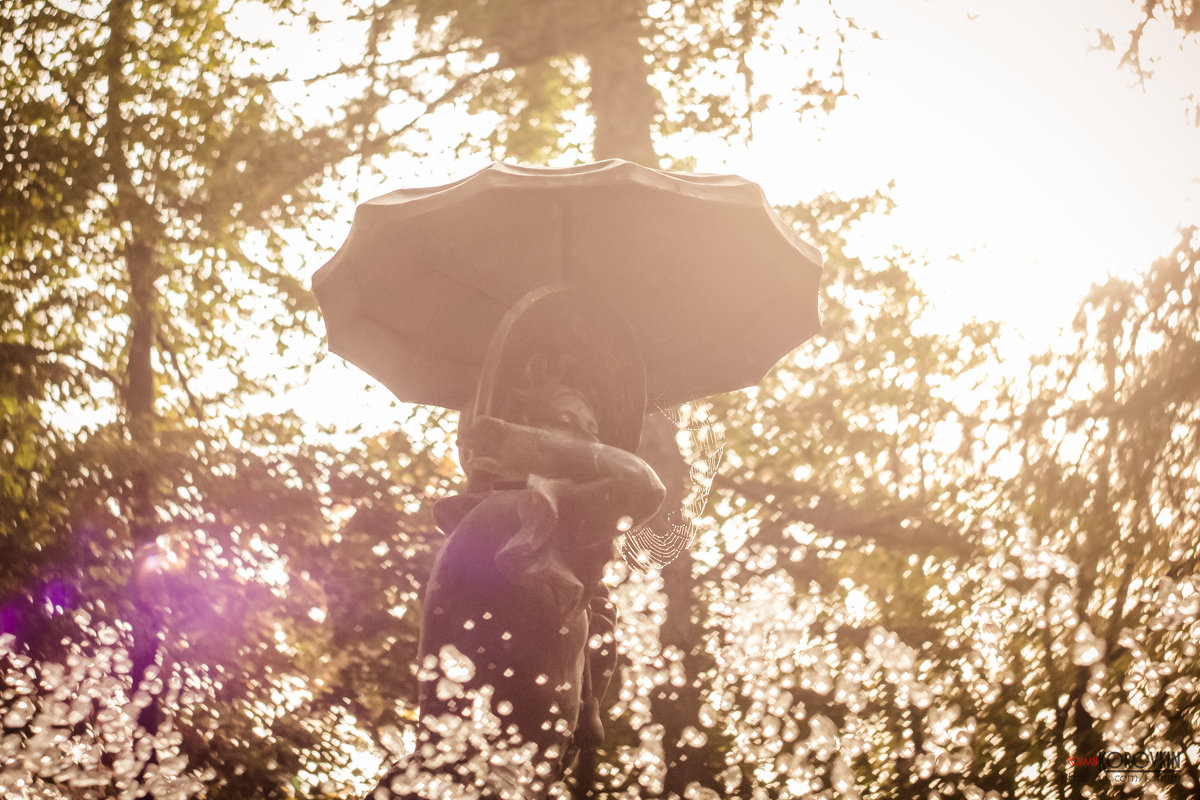 фонтан &quot;девочка с зонтом&quot; - Roman Korovkin