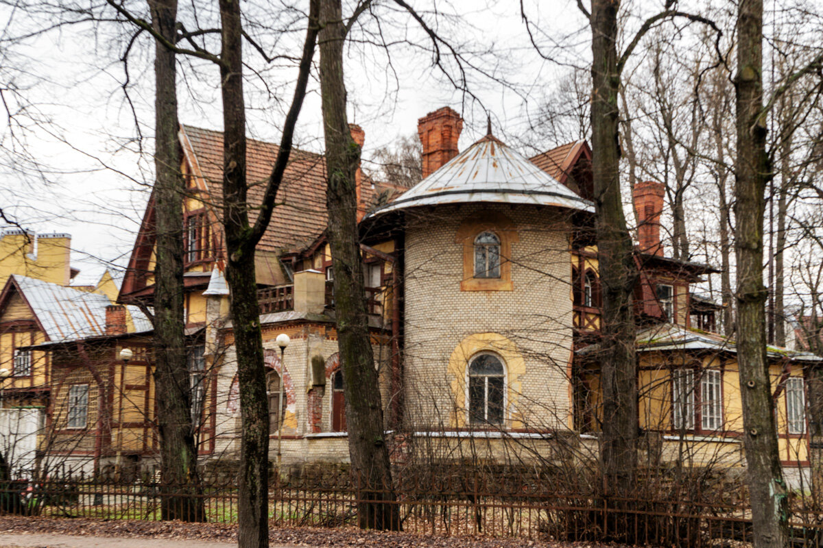 Санкт-Петербург. Достопримечательности Каменного острова. Дача Гаусвальда. - Надежда Лаптева