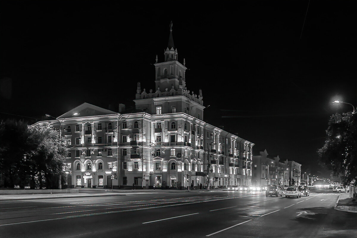 Проспект Ленина, г.Комсомольск-на-Амуре. - Виктор Иванович Чернюк