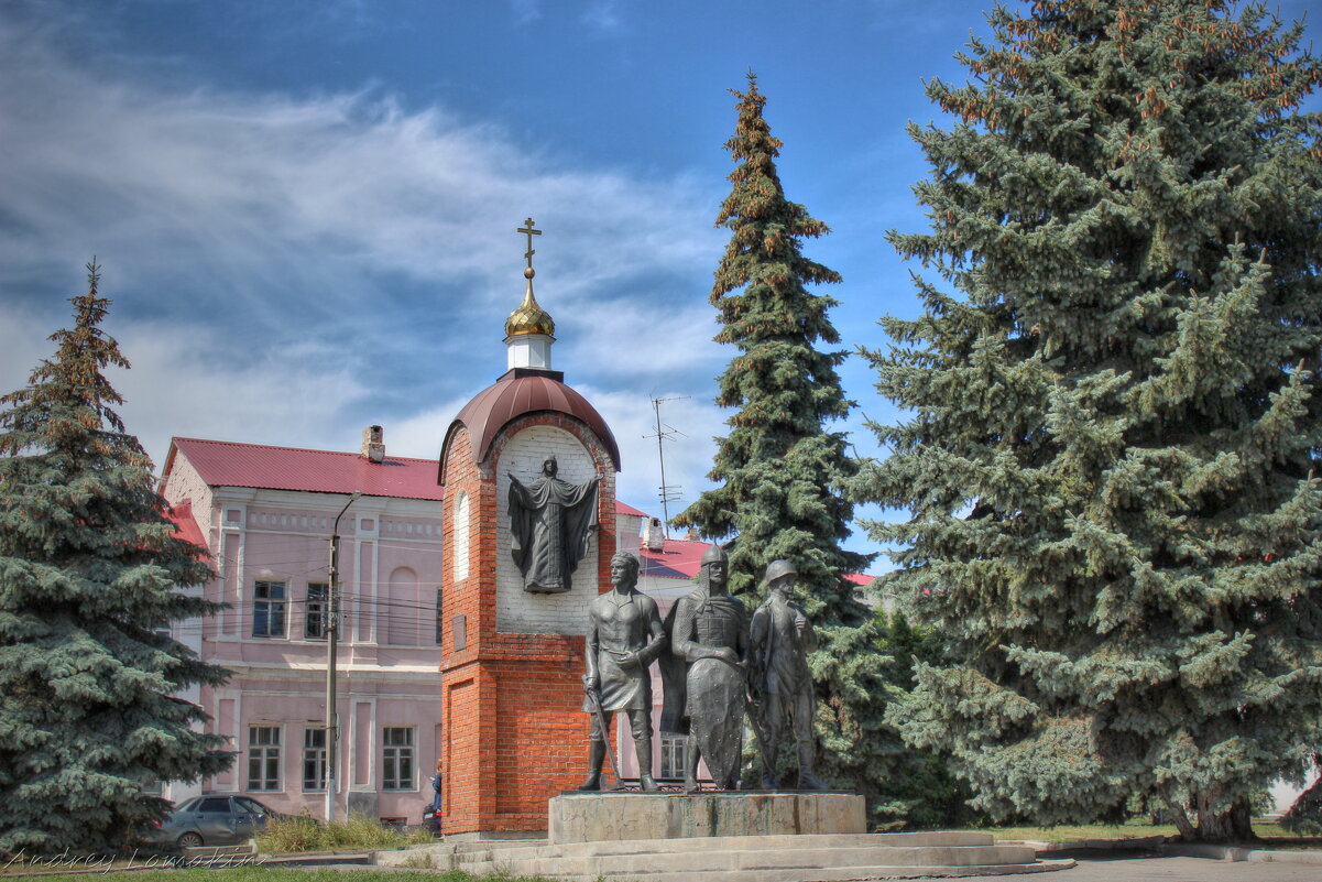 Памятный знак в честь 850-летия основания города Ельца - Andrey Lomakin