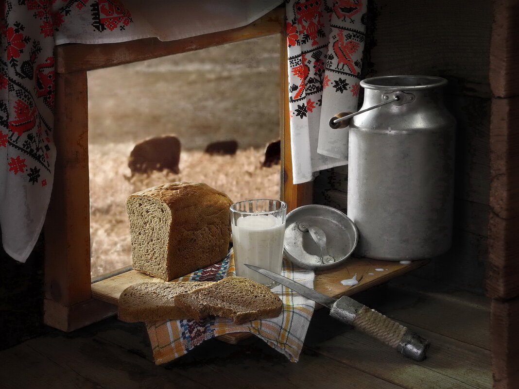 Коровы в поле - хлеб с молоком в доме. - Сергей Фунтовой 